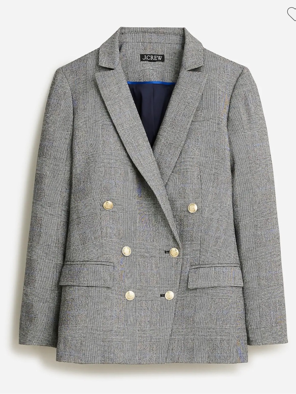 NWT J. Crew Brynn blazer in plaid English wool blend